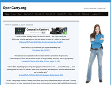 Tablet Screenshot of opencarry.org